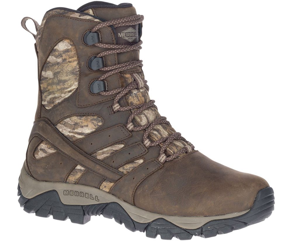 Merrell Vandrestøvler Herre - Moab Timber 8\" Waterproof Sr - Brune - YCP651908